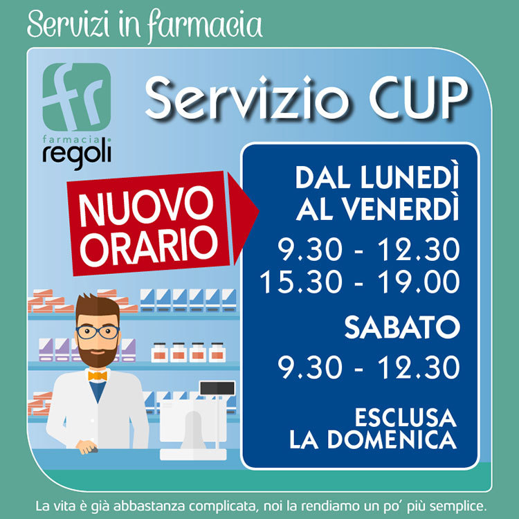 prenotazioni cup , esami e visite in farmacia